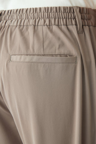 Orta Vizon 6 Drop Regular Fit Standart Kesim Likralı Beli Lastikli İpli Çantalı Pantolon