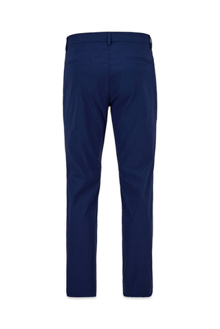 Orta Lacivert Slim Fit Dar Kesim Likralı Esnek Kanvas / Chino Pantolon