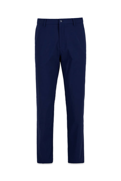 Orta Lacivert Regular Fit Standart Kesim Likralı Kanvas / Chino Pantolon