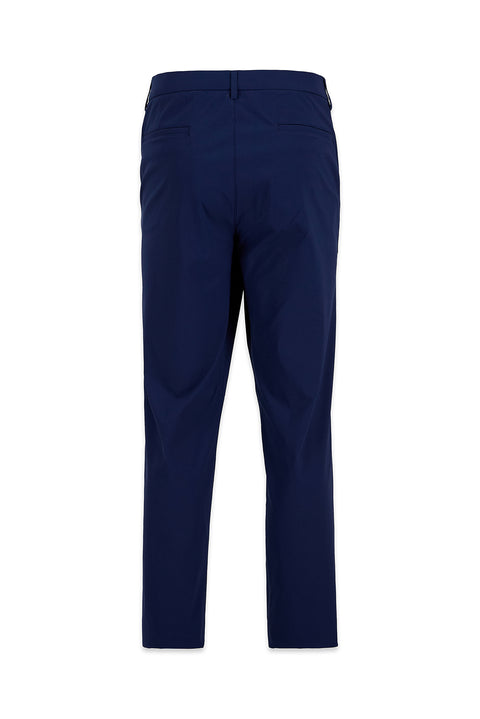 Orta Lacivert Regular Fit Standart Kesim Likralı Kanvas / Chino Pantolon
