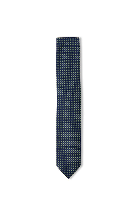 Aqua Italian Patterned Tie