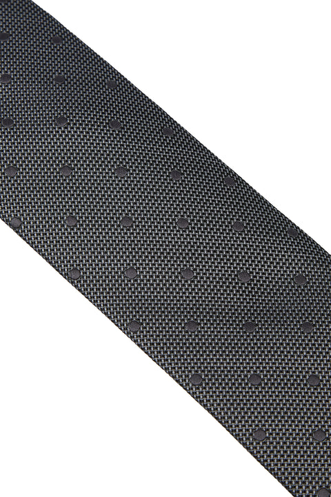 Black Italian Patterned Tie