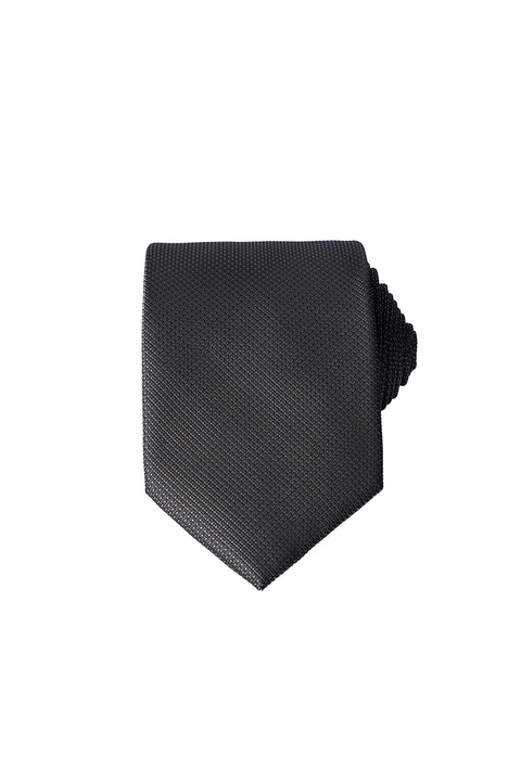 Black Italian Patterned Tie