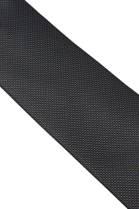 Black Italian Patterned Tie