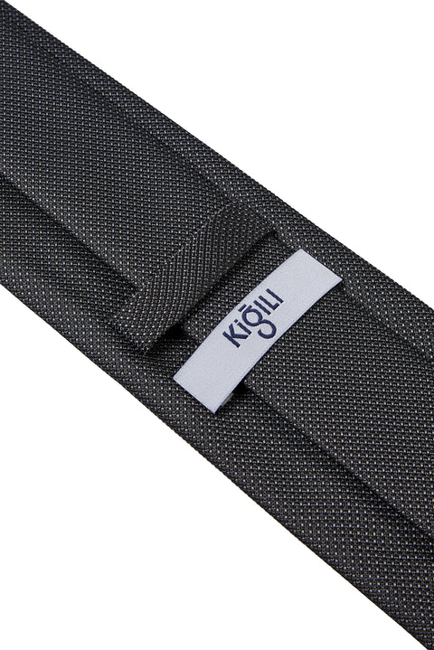Black Italian Patterned Tie