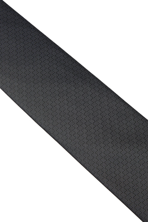Black Italian Patterned Tie