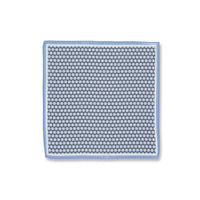 Sky Blue Patterned Handkerchief (33*33)