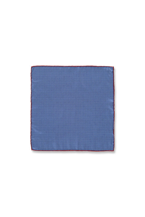 Dark Navy Patterned Handkerchief (33*33)