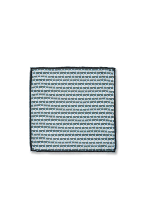 Medium Anthracite Patterned Handkerchief (33*33)