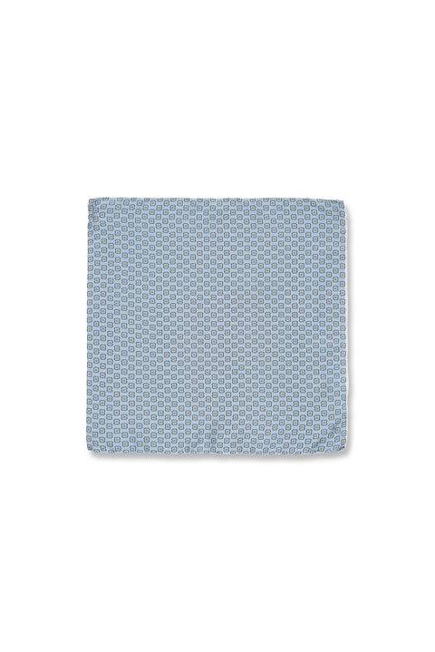 Light Blue Patterned Handkerchief (33*33)