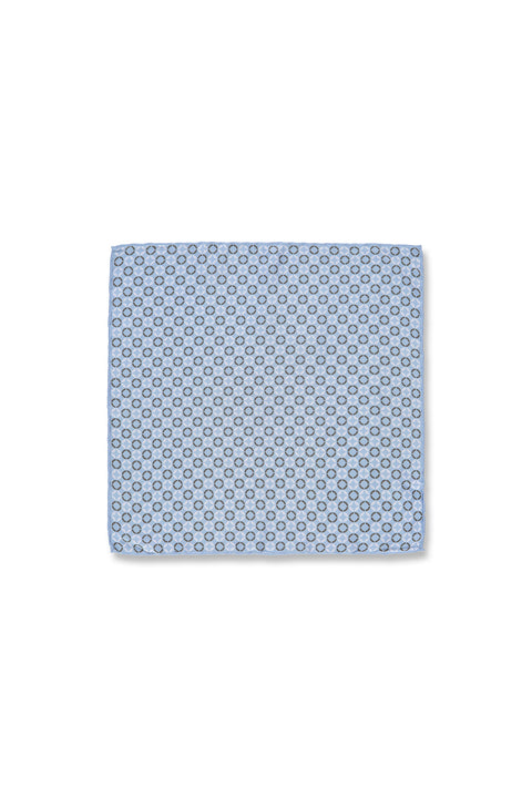 Blue Patterned Handkerchief (33*33)