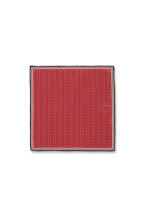 Red Patterned Handkerchief (33*33)