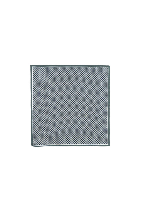 Medium Anthracite 100% Cotton Patterned Scarf