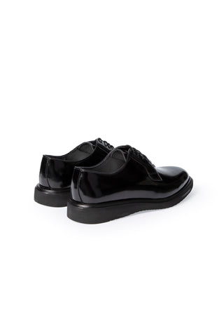 Siyah Rugan Deri Smart Casual Ayakkabı