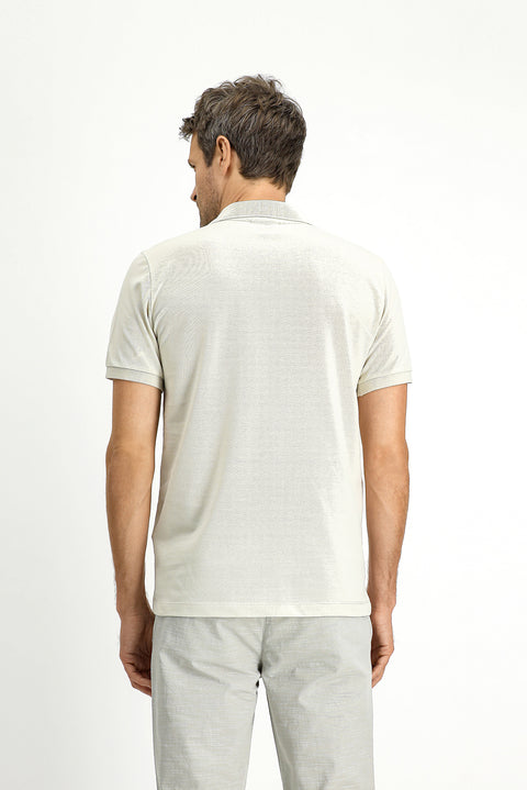 Taş Slim Fit Dar Kesim Pamuk Kıvrılmaz Polo Yaka Tişört