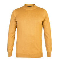 Light Brown - Camel Half Turtleneck Regular Fit Wool Knit Sweater