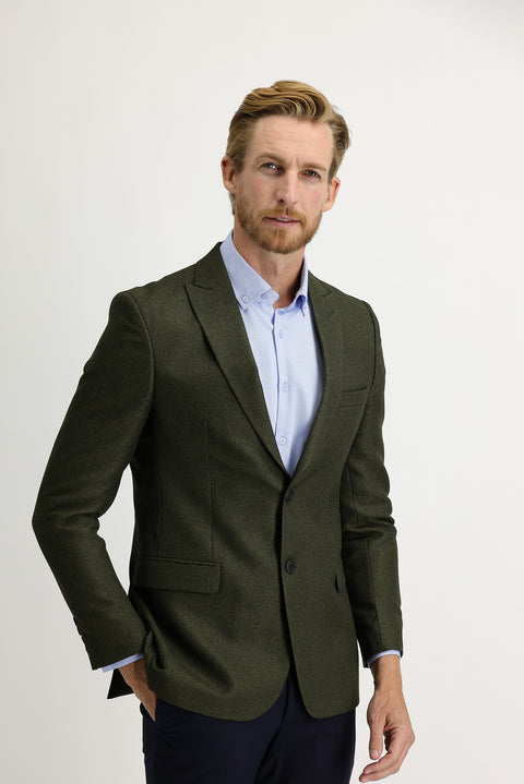 Dark Green 6 Drop Regular Fit Jacket