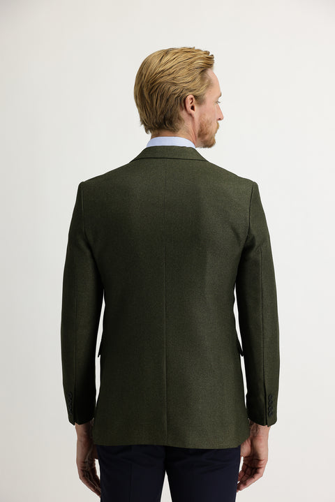 Dark Green 6 Drop Regular Fit Jacket