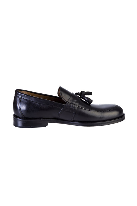 Black Tassel Classic Leather Shoes
