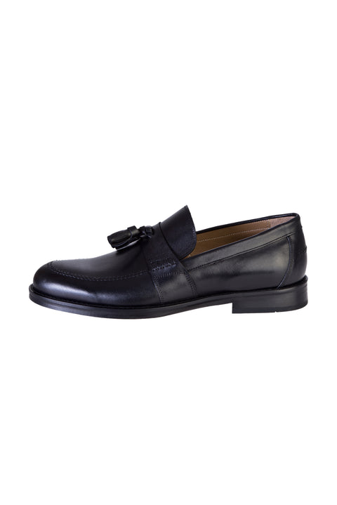 Black Tassel Classic Leather Shoes