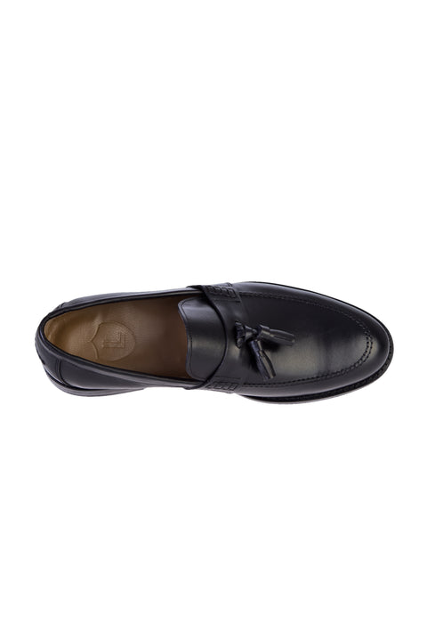 Black Tassel Classic Leather Shoes