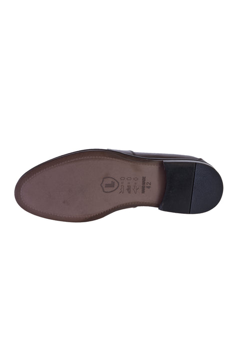 Coffee Tassel Classic Leather Shoes