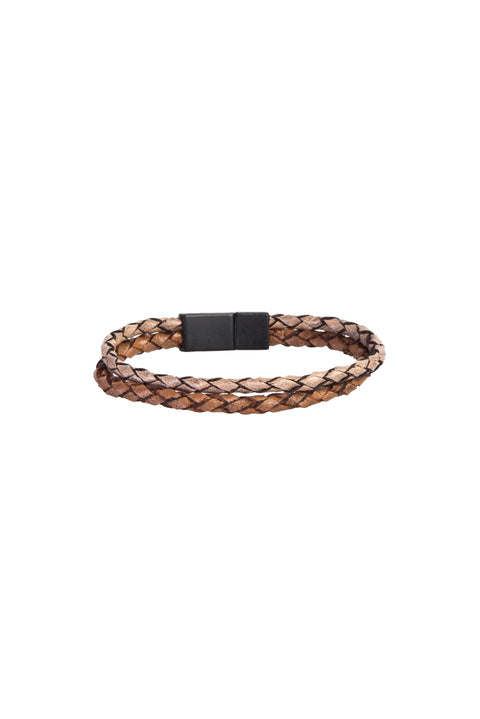 Olive Green Leather Bracelet
