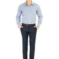 Orta Füme 7 Drop Super Slim Fit Eksra Dar Kesim Klasik Kumaş Pantolon