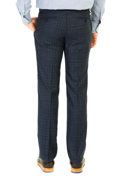 Orta Füme 7 Drop Super Slim Fit Eksra Dar Kesim Klasik Kumaş Pantolon