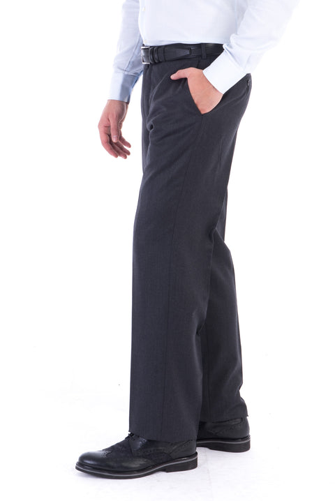 Orta Füme 6 Drop Regular Fit Standart Kesim Klasik Kumaş Pantolon