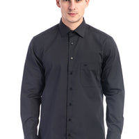 Black Long-Sleeve Classic Shirt