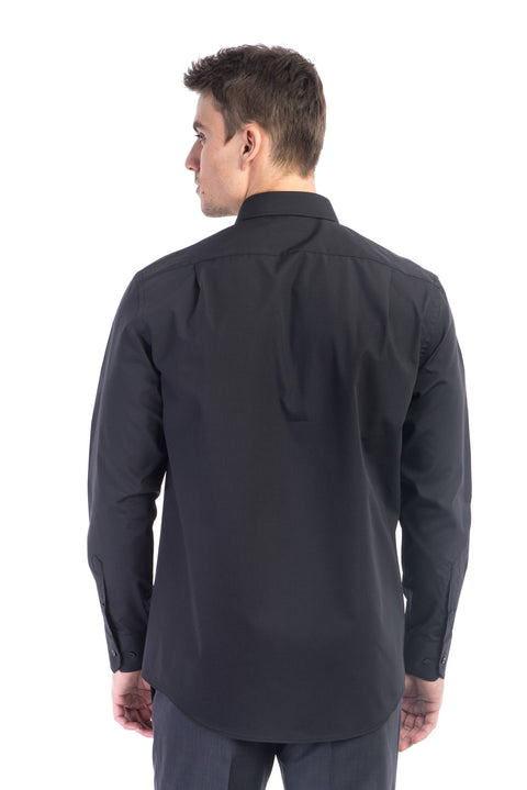 Black Long-Sleeve Classic Shirt