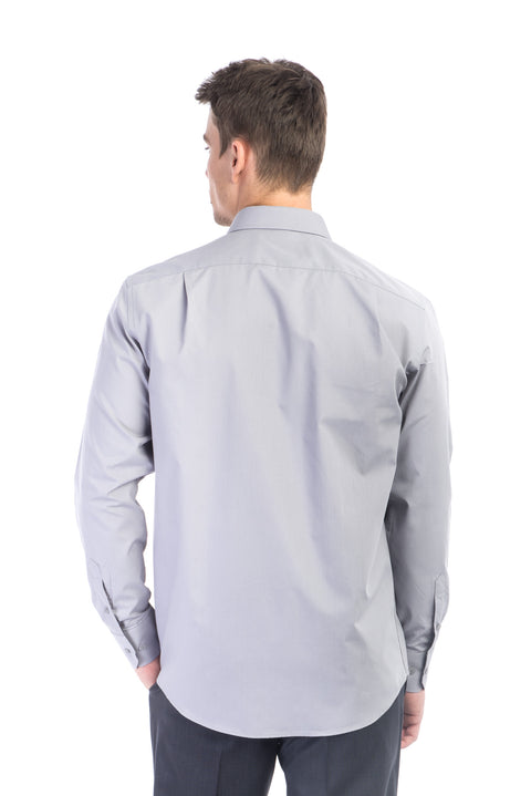 Medium Gray Long-Sleeve Classic Shirt