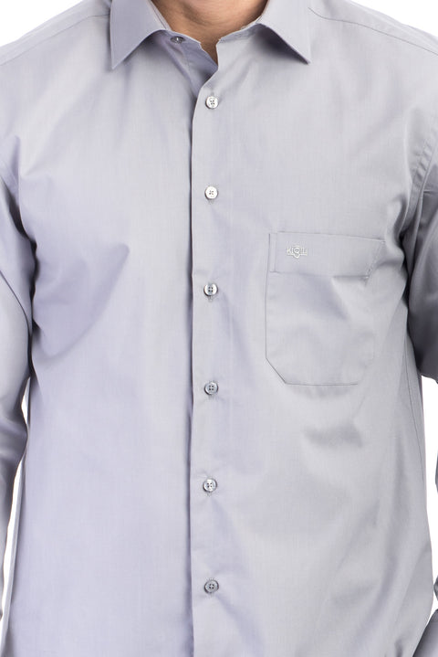 Medium Gray Long-Sleeve Classic Shirt