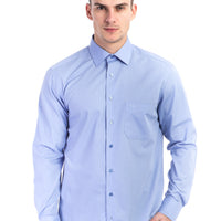 Blue TT.COTTON POLYESTER SHIRT