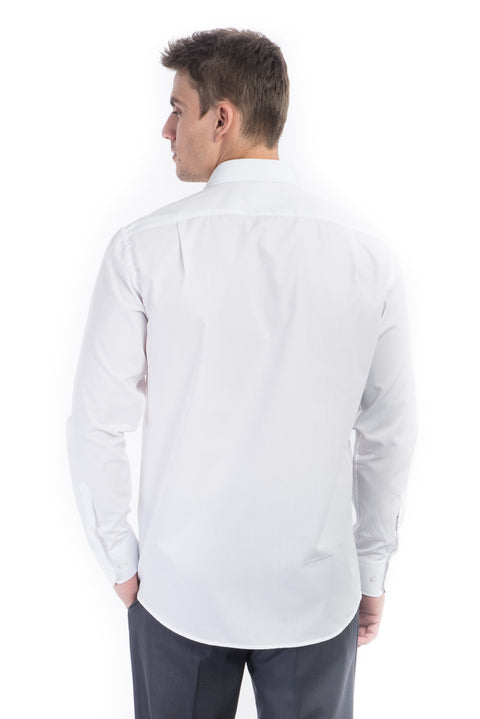 White Long-Sleeve Classic Shirt