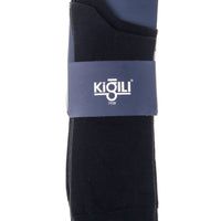 Black 2-Pack 30/1 Plain Cotton Socks