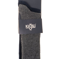 Navy Blue 2-Pack 30/1 Plain Cotton Socks