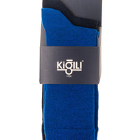 Navy Blue 2-Pack 30/1 Plain Cotton Socks