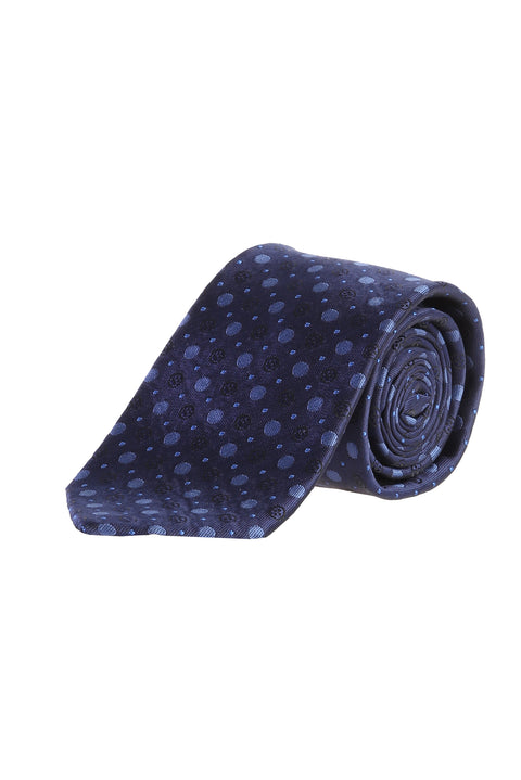 Navy Blue CN.Polyester Patterned Krvt