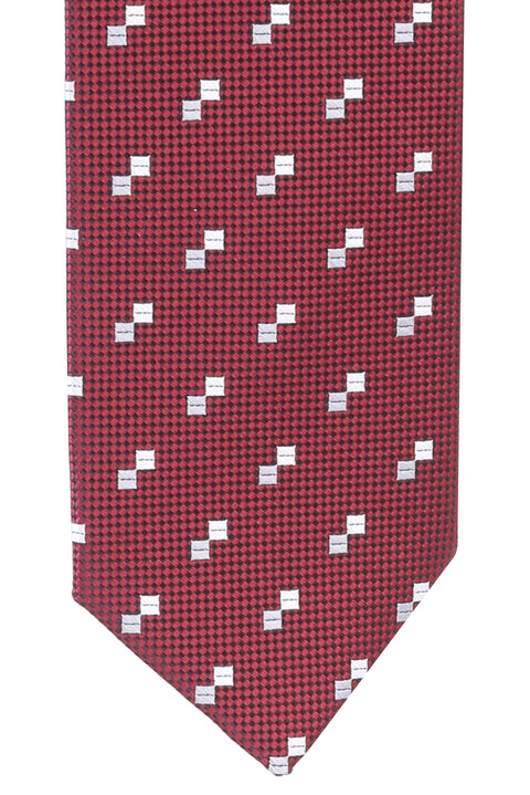 Bordo Desenli Kravat