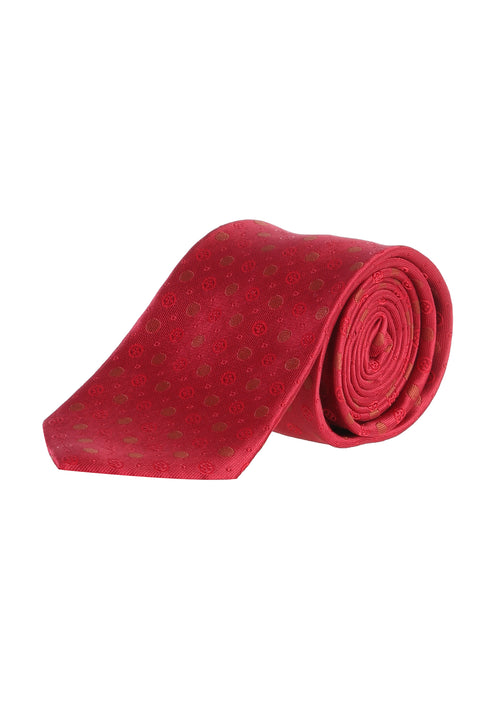 Claret Red CN.POLYESTER PATTERNED KRIVT