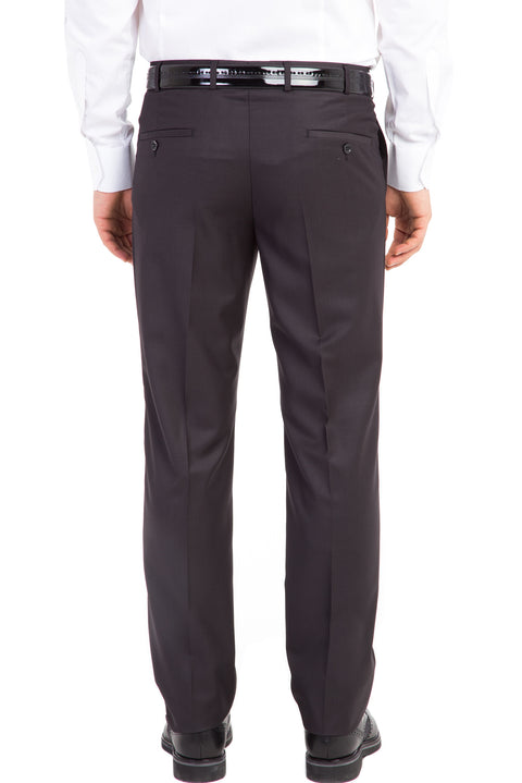 Siyah 6 Drop Regular Fit Standart Kesim Klasik Kumaş Pantolon