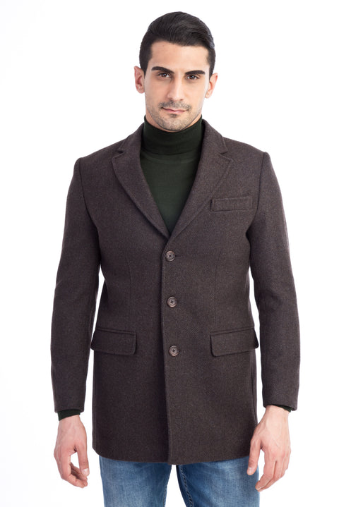 Coffee Brown Cashmere Coat