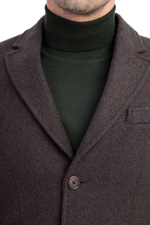 Coffee Brown Cashmere Coat