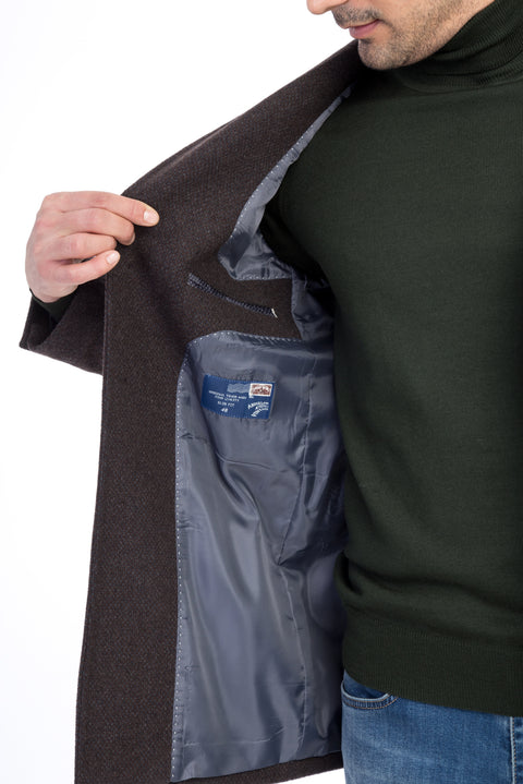 Coffee Brown Cashmere Coat