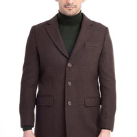 Coffee Brown Cashmere Coat