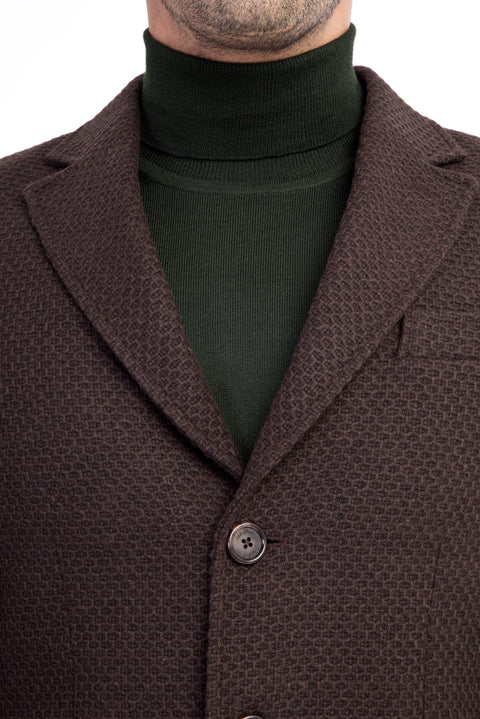 Coffee Brown Cashmere Coat