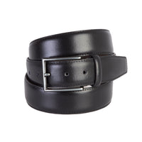 Black Plus Size Plain Leather Belt