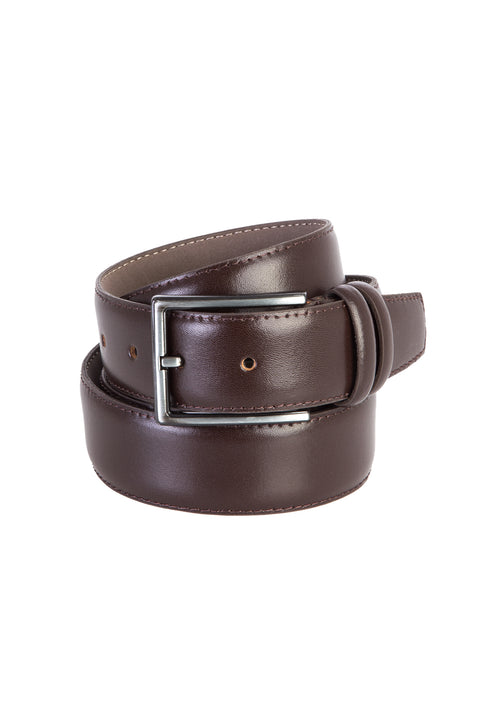 Coffee Plus Size Leather Belt